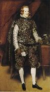 Diego Velazquez, Portrait of Philip IV of Spain in Brwon and Silver